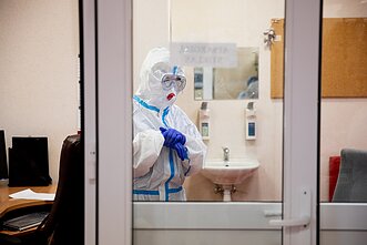 Medics in Lithuania.