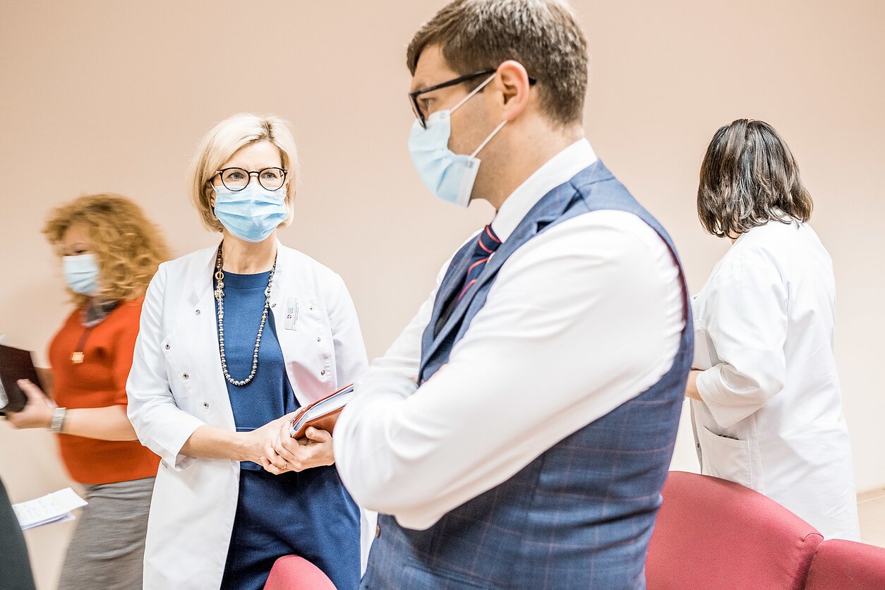 Ligoninės direktorė medicinai prof. dr. Diana Žaliaduonytė Ligoninės direktorė medicinai prof. dr. Diana Žaliaduonytė
