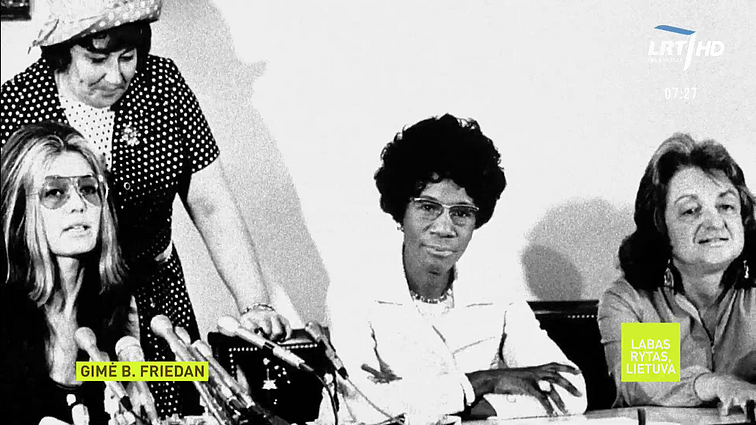 Moterų judėjimo pradininkė Betty Friedan: jos knyga „Moteriškoji mistika“ buvo kibirkštis įžiebusi feminizmo bangą JAV