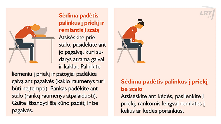 Pratimai, padedantys mažinti dusulį Pratimai, padedantys mažinti dusulį