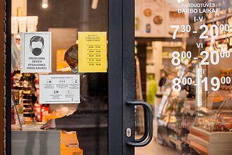 Shops in Lithuania (associative image)