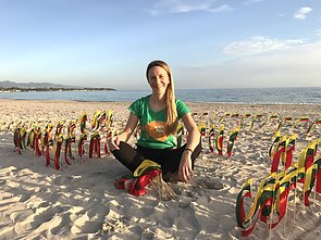 Italijos lietuvių akcijos akimirka