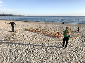 Italijos lietuvių akcijos akimirka
