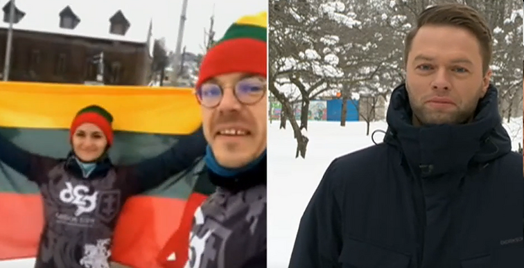 Kasmetinė tradicija prieš Vasario 16-ąją: sporto entuziastai sieks išbėgioti Gediminaičių stulpus