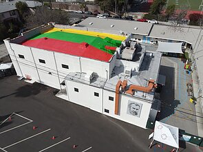 Trispalvė Los Andžele