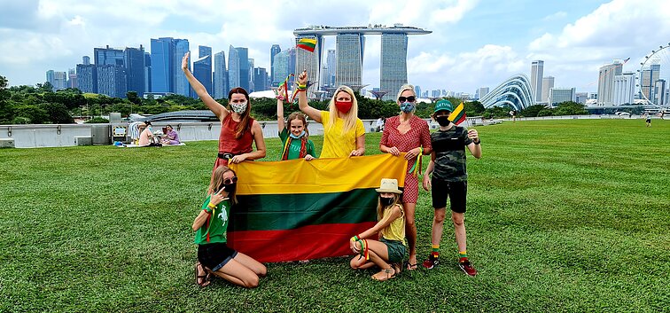 Lietuviai mini Vasario 16-ąją Singapūre