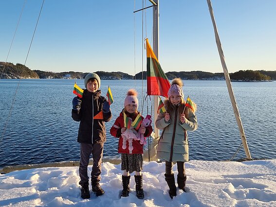 Lietuviai mini Vasario 16-ąją Ose, Norvegijoje