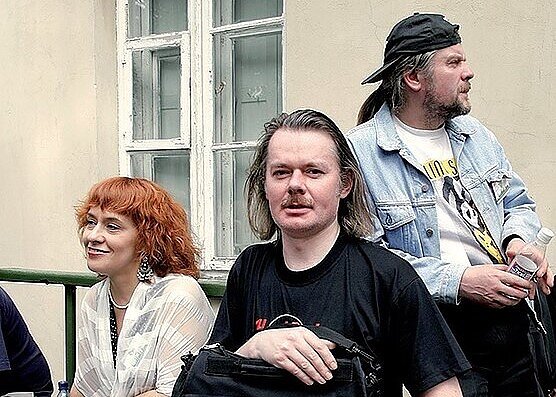 Jurga Ivanauskaitė, Kęstutis Navakas, Edmundas Janušaitis 2005 m. 