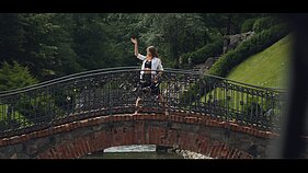 Voldemaro Petersono klipo akimirka