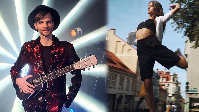 Voldemaras Petersonas ir jo klipe nusifilmavusi Gabriela Ravoit