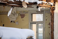 Perkūno alėja 11, sugriautas namas