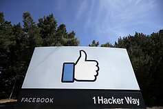 Socialinio tinklo Facebook logotipas Socialinio tinklo Facebook logotipas
