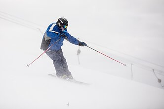 Skiing in Liepkalnis, Vilnius