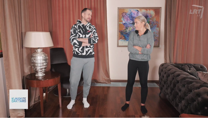 Kad mankšta netaptų kančia: paprasti pratimai su Ignu Bakėjumi