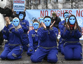 Protestai už uigūrų teises Protestai už uigūrų teises