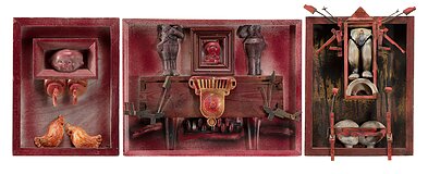 Valentinas Antanavičius, „Taikos sargyboje“, 1984–1985. Kartonas, mišri technika. LNDM