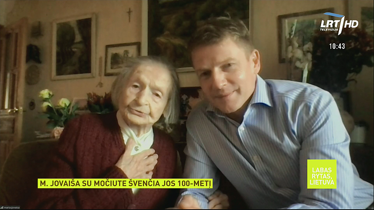 Labas rytas, Lietuva! Šeštadienis II d. 100 metų jubiliejų mininti Mariaus Jovaišos močiutė: mano noras – kad vaikai būtų dori žmonės