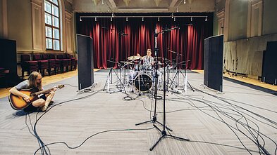 Roberto Semeniuko albumo įrašų akimirka