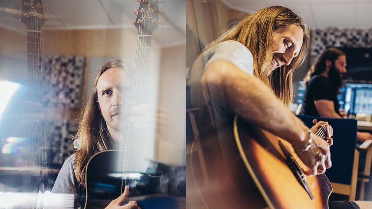 Roberto Semeniuko albumo įrašų akimirka