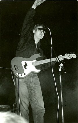 Gintaras Grajauskas, grupės „Kontrabanda“ koncertas apie 1993 m.