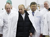 Jevgenijus Prigožinas ir Vladimiras Putinas