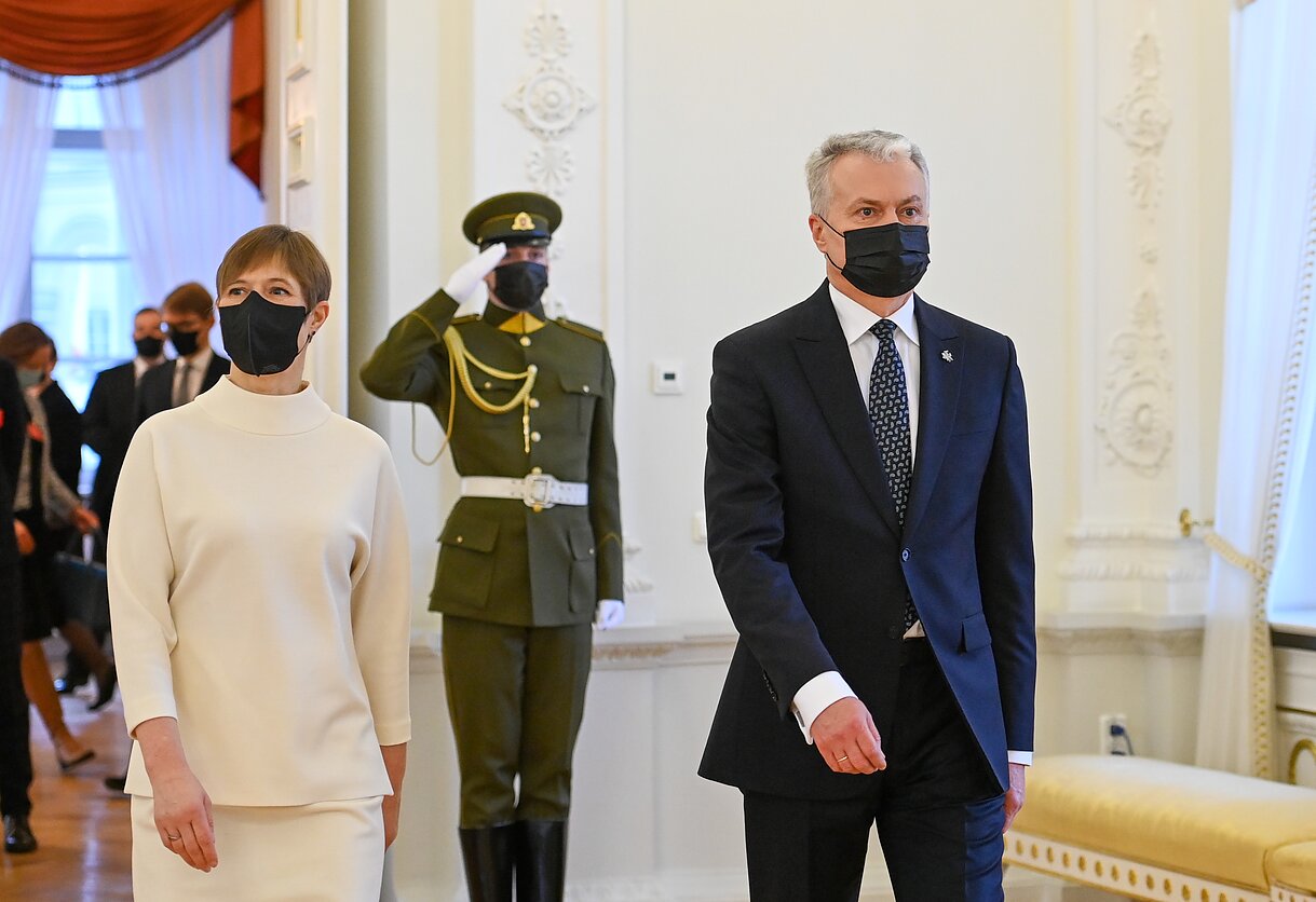 Lietuvos prezidentas Gitanas Nausėda priima Estijos prezidentę Kersti Kaljulaid Lietuvos prezidentas Gitanas Nausėda priima Estijos prezidentę Kersti Kaljulaid