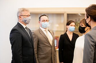Estijos prezidentė Kersti Kaljulaid lankosi Seime Estijos prezidentė Kersti Kaljulaid lankosi Seime
