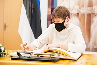 Estijos prezidentė Kersti Kaljulaid lankosi Seime Estijos prezidentė Kersti Kaljulaid lankosi Seime