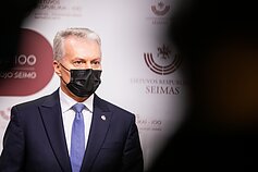 Lithuanian President Gitanas Nausėda