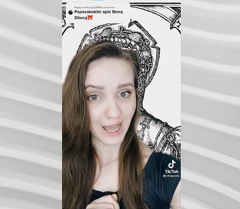 „TikTok‘e“ – ne tik šokiai: karo muziejaus gidė vaikus moko Lietuvos istorijos