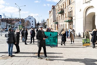 Protestas „Einanti paroda“