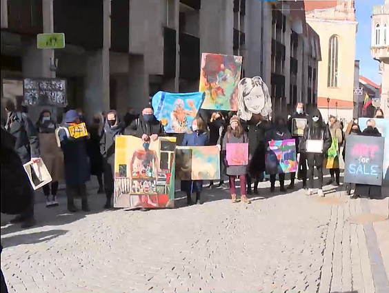 Menininkų akcija Vilniuje – laikas atverti kone metus neveikiančias meno erdves