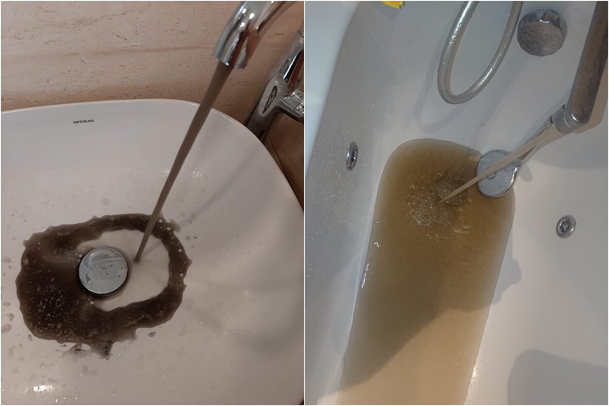 Drumzlinas vanduo Šančiuose Drumzlinas vanduo Šančiuose