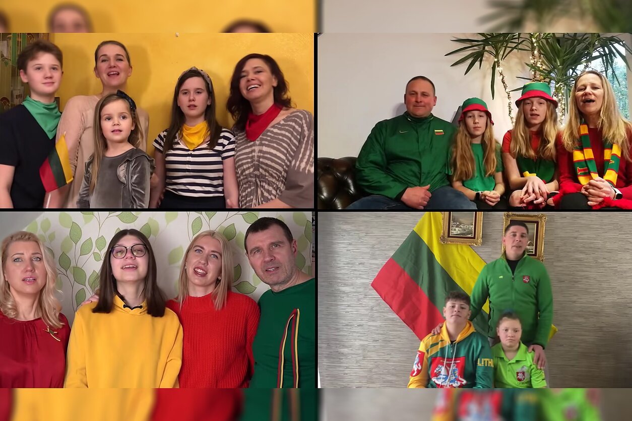 Buvę choro nariai, Vadimas Kamrazeris ir „Rondo“ atlieka dainą „Trečias atsidusimas“ 