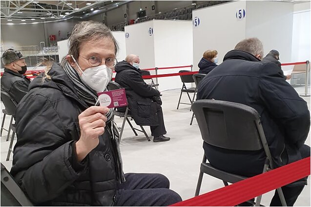 Europos Parlamento narys prof. Liudas Mažylis buvo paskiepytas nuo COVID-19 infekcijos