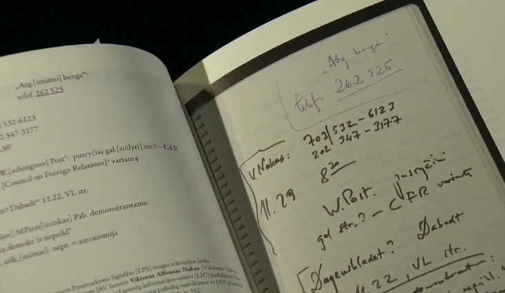 „Lapkričio knygelėje“ – 1989 m. Vytauto Landsbergio įvykių liudijimai: tuomečiai Sąjūdžio reikalai, pildyti Maskvoje, Lietuvoje, JAV, Švedijoje