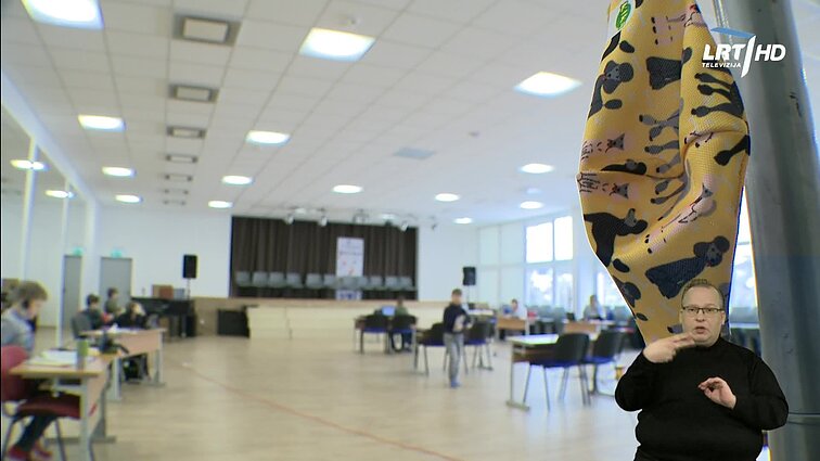 Žinios. Sportas. Orai (su vertimu į gestų k.)