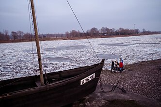 Rusnė port. Rusnė port.