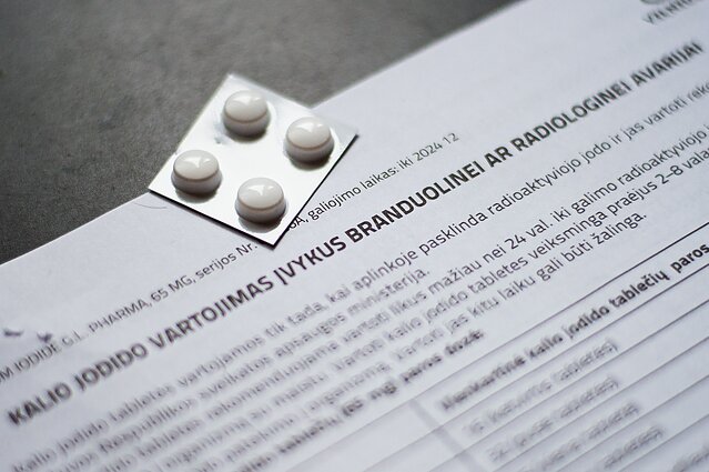 Gyventojams dalijamos kalio jodido tabletės