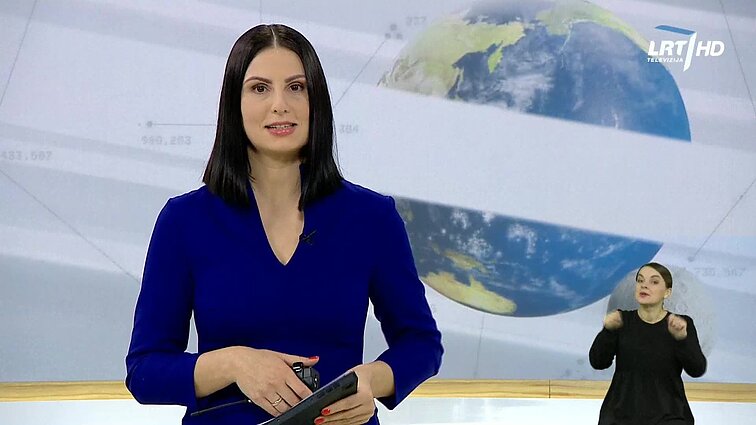 Žinios. Sportas. Orai (su vertimu į gestų k.)