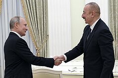 Vladimir Putin and Ilham Aliyev