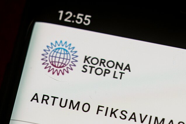 Korona Stop LT mobilioji programėlė