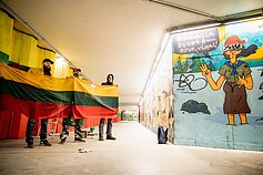 Vilniuje sunaikintas LGBT skirtas kūrinys Vilniuje sunaikintas LGBT skirtas kūrinys