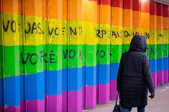 Nudažyta požeminė perėja Nudažyta požeminė perėja