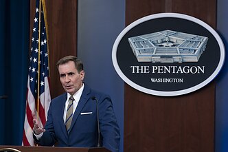 Pentagono atstovas spaudai Johnas Kirby