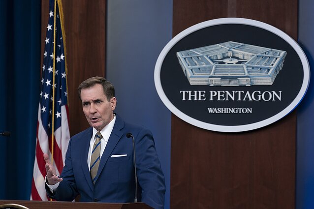 Pentagono atstovas spaudai Johnas Kirby