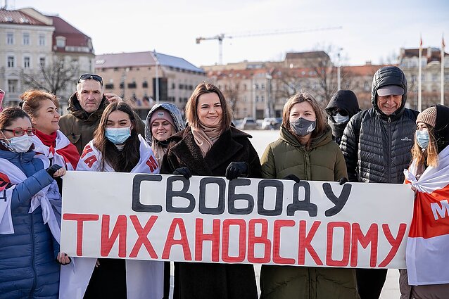 Panorama. Vilniuje – Siarhejaus Cichanouskio ir kitų politinių kalinių palaikymo eisena (su vertimu į gestų k.)