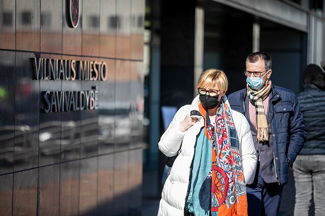 „AstraZeneca“ vakcina skiepijama Jurgita Šiugždinienė