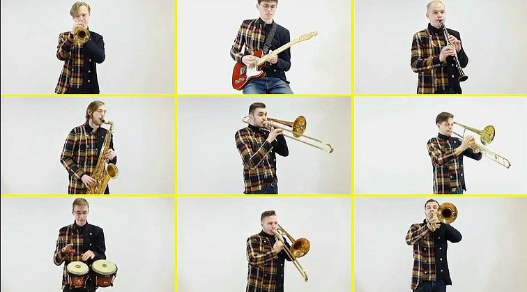 „The Roop“ daina „Discoteque“ – pučiamaisiais: orkestras „The Brass Bees“ siunčia palaikymą grupei