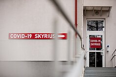 Medikai dirba Alytaus Stasio Kudirkos ligoninėje karantino metu